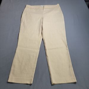 Carolina Belle Women's Cream Straight Leg Pants